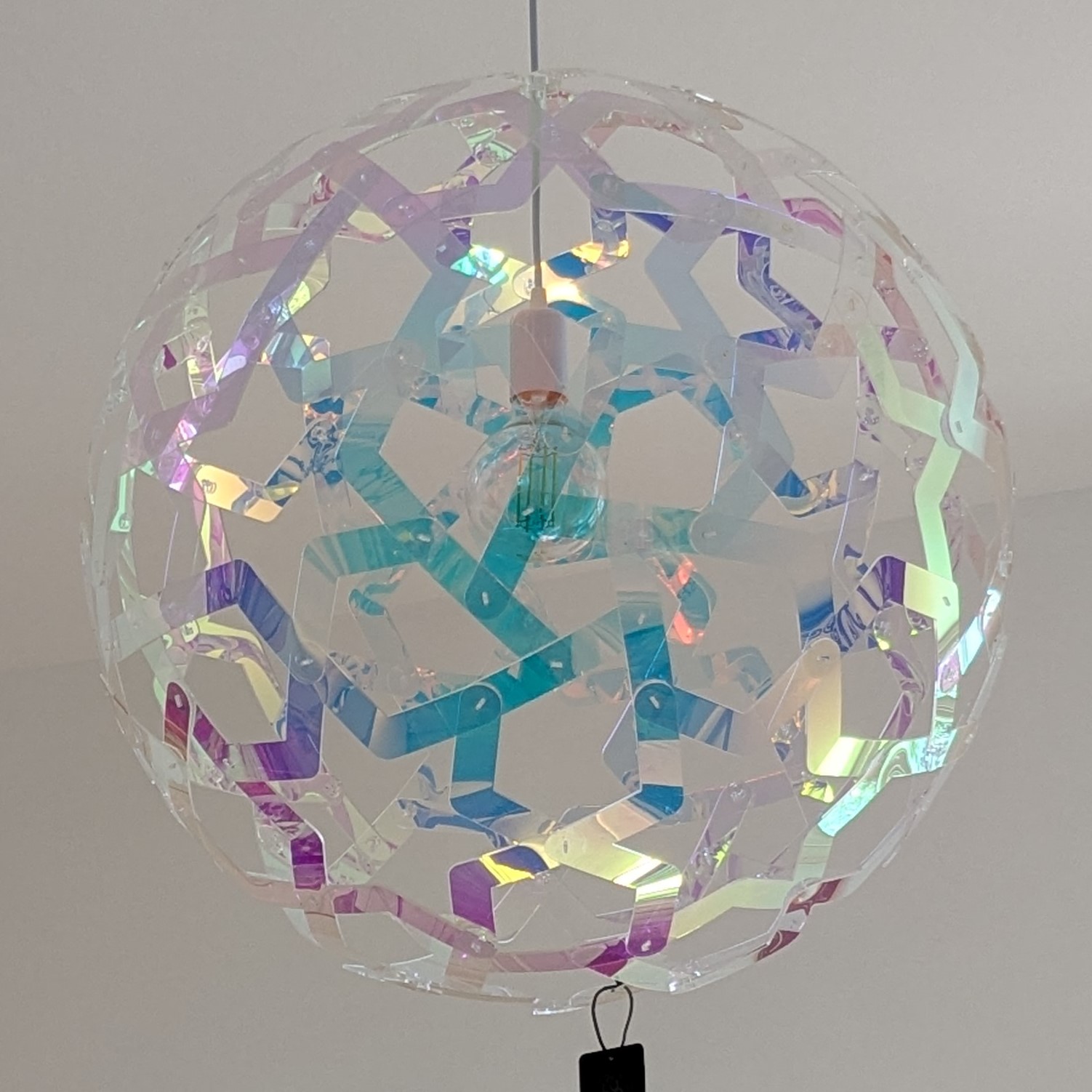 Description de l'image miniature du Luminaire Iridescent bleu vert